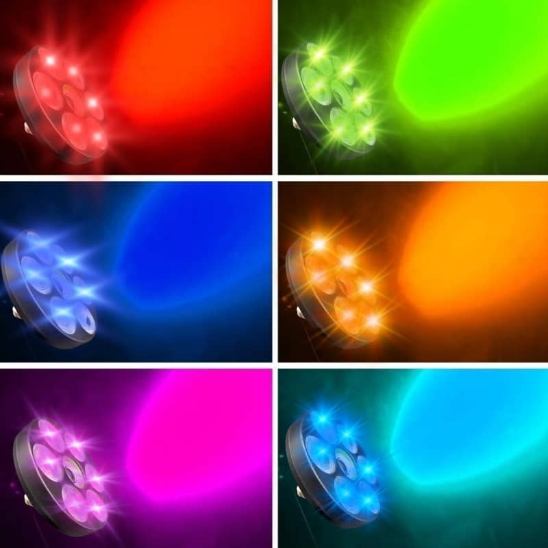 Projecteur de lumière Sonore RGB + W 4 en 1 Avec Bluetooth effet stroboscope - Électronique - صورة 2