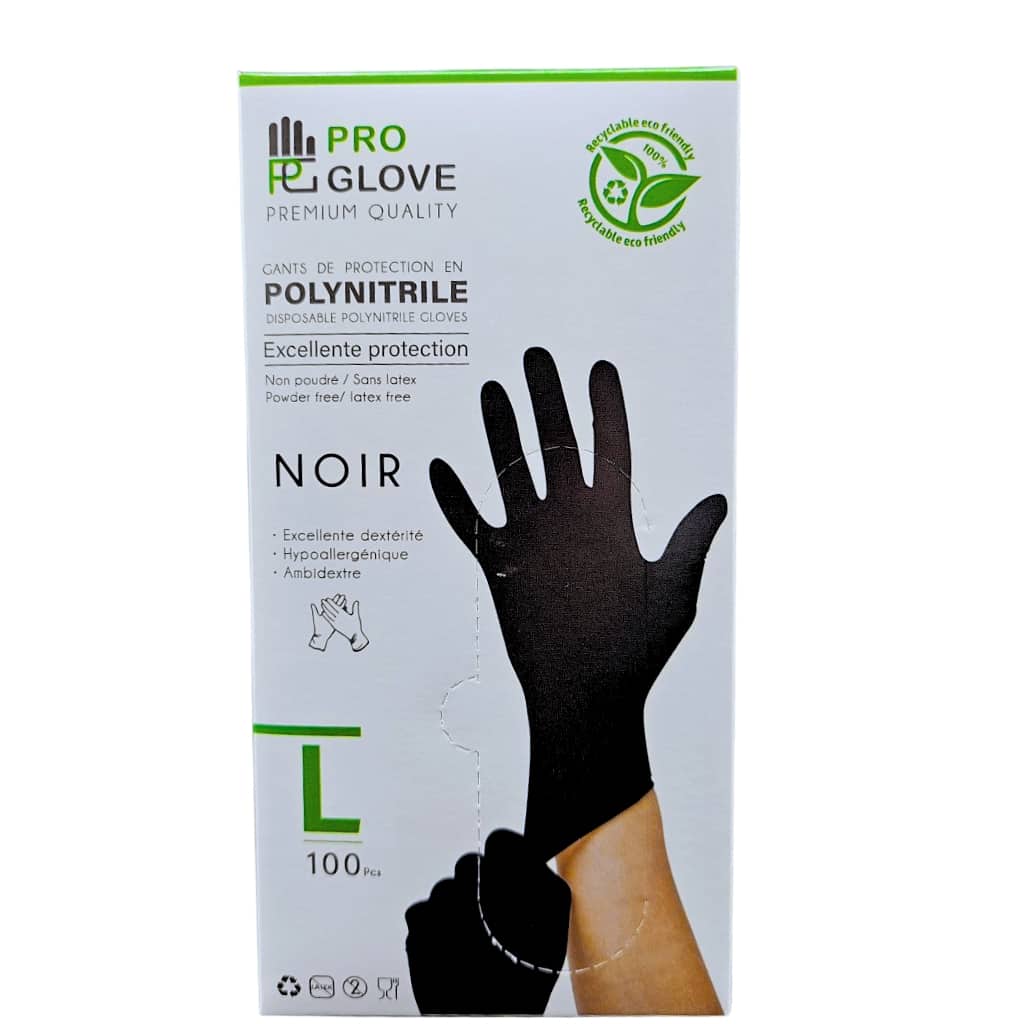 Paquet de 100 Pcs Gants de Protection en Polynitrile – Pro Glove - Cuisine - صورة 2
