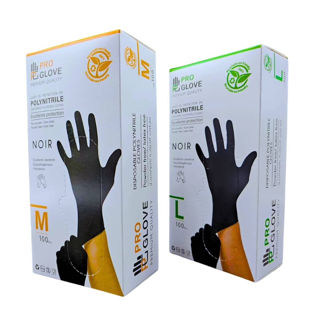 Paquet de 100 Pcs Gants de Protection en Polynitrile – Pro Glove - Cuisine - صورة 3