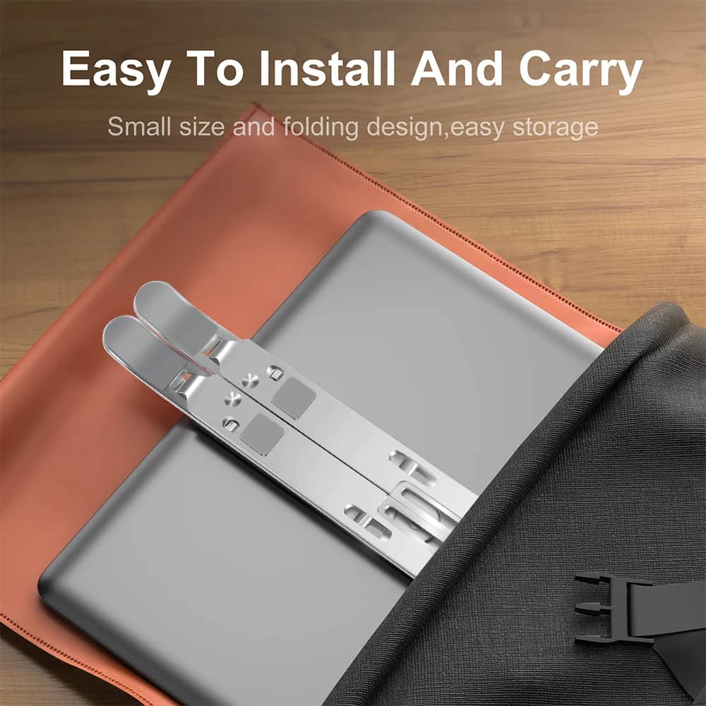 Support pliable réglable en Aluminium pour ordinateur Portable - صورة 6