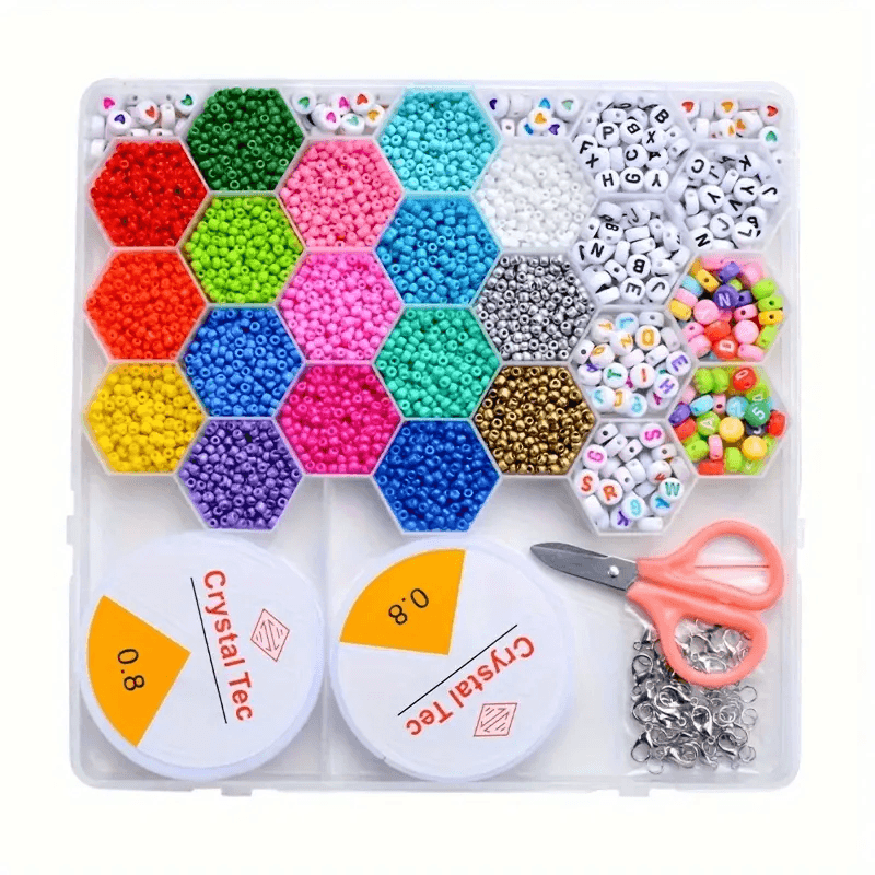 Ensemble de fabrication de bijoux Pour enfant 24 grilles en forme de ruche d'abeille - Jouet & Gaming - صورة 5