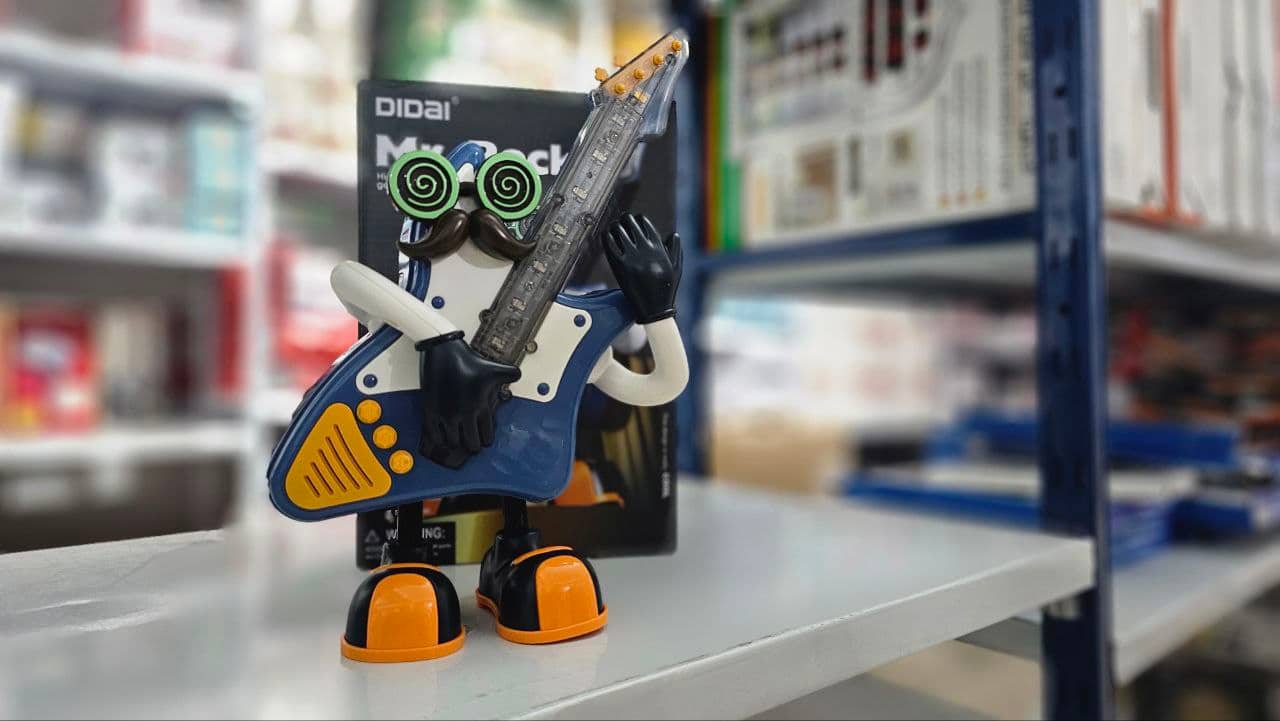 Robot dansant pour enfants, Mr rock interactif portable, lumières LED, musique avec Boutons - Jouet & Gaming - صورة 5