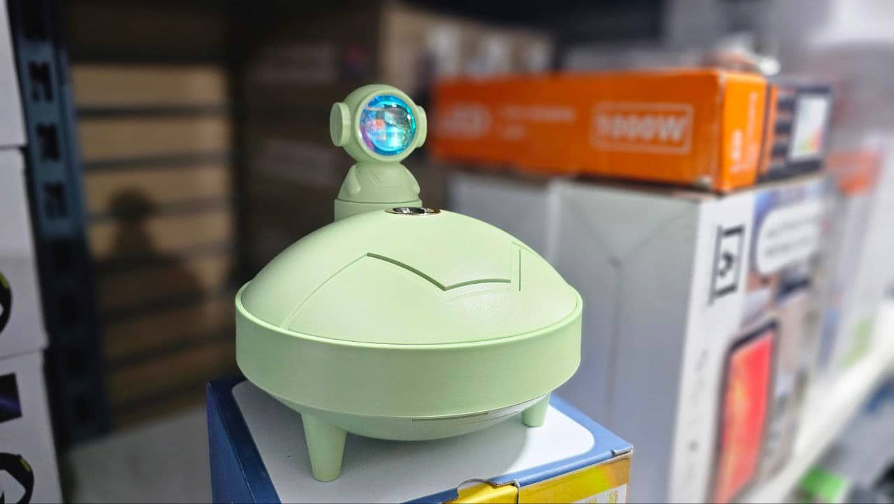 Lampe de coucher de soleil d'astronaute et humidificateur d'air sans fil, diffuseur à batterie Rechargeable1200mAh - Électronique - صورة 6