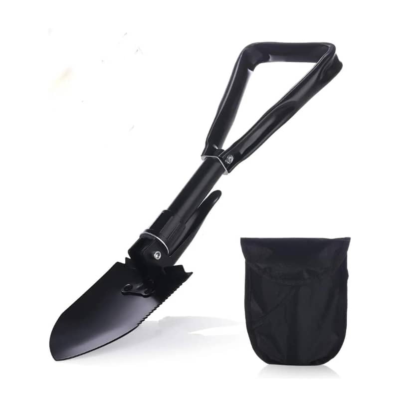 Pelle multifonction pliable avec sac de rangement ,outil de jardin , camping et urgences - Camping et Randonnée - صورة 2