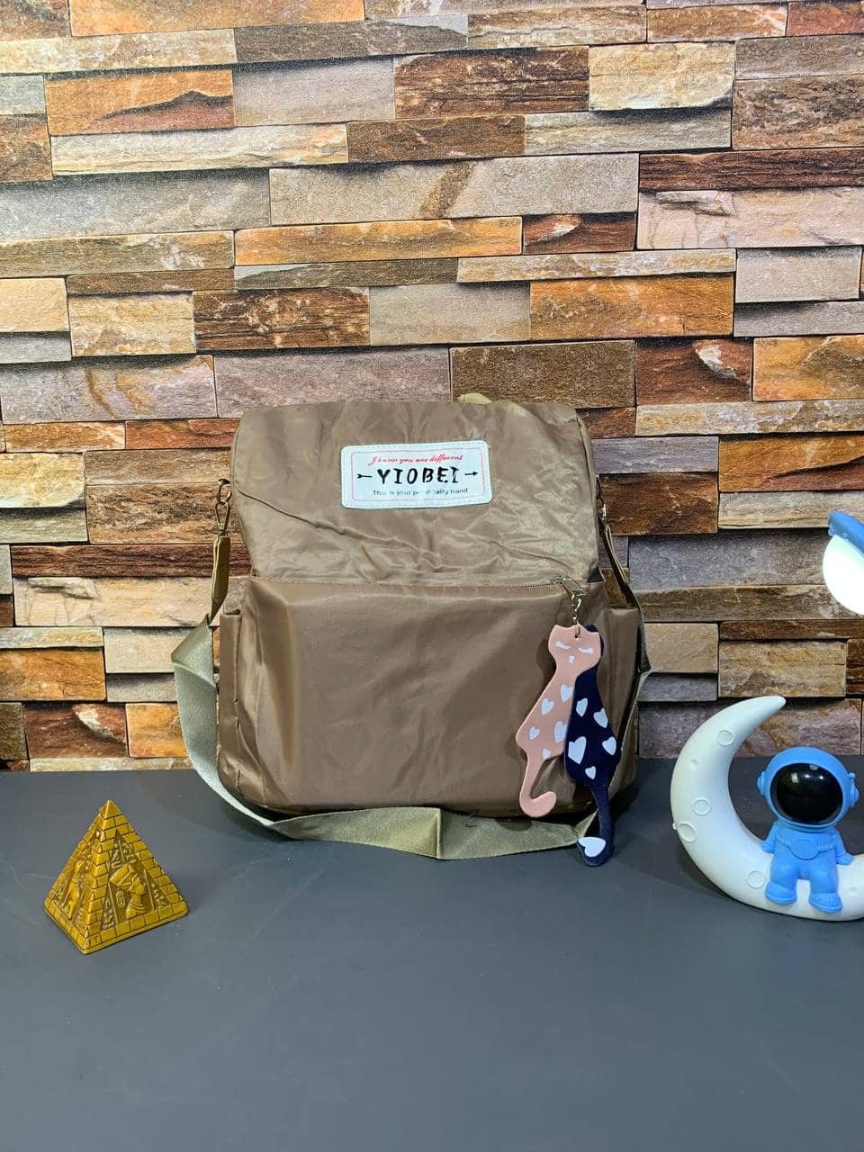 Sac à dos oxford Antivol étanche Pour Femme – Biege - Sac à dos et Mode - صورة 4