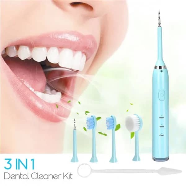 Détartreur dentaire et brosse à dents Électrique 5 Modes avec Miroir – قشارة الأسنان وفرشاة الأسنان الكهربائية 5 أوضاع مع مرآة - Soins et Beauté - صورة 6