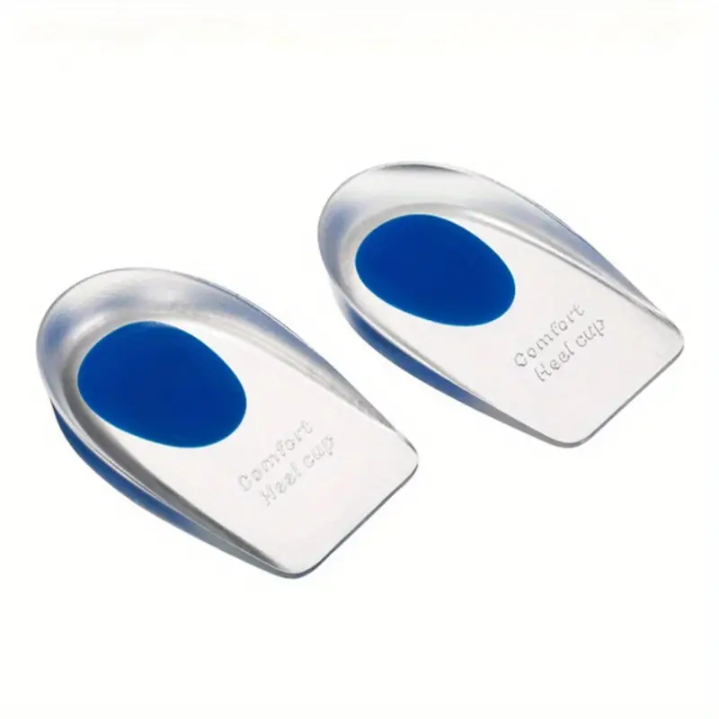 Paire de talon en silicone souple, soulage la douleur au talon, زوج وسادات للكعب الناعمة من السيليكون، تخفف من آلام الكعب - Soins et Beauté - صورة 2