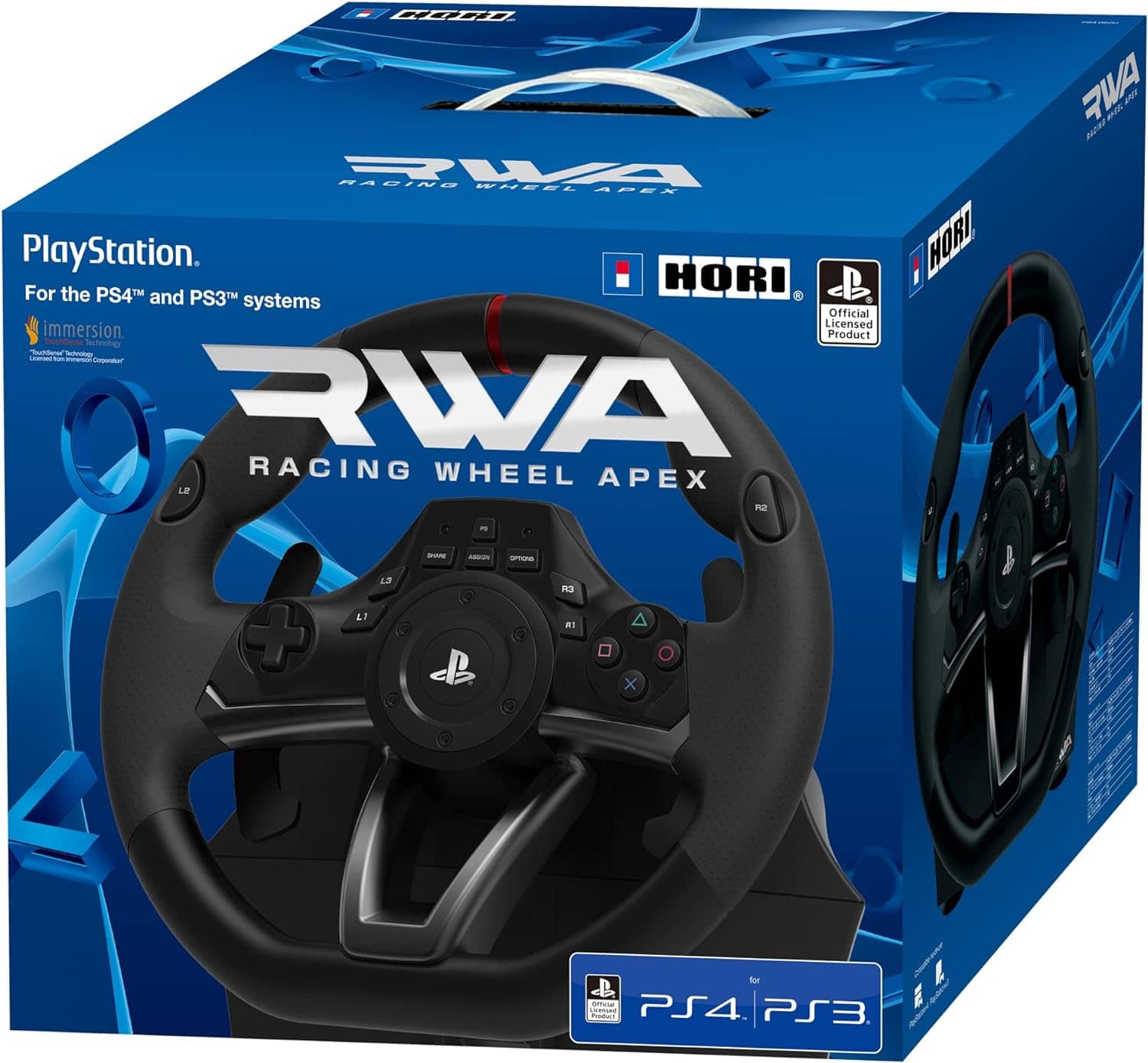 Hori RWA Original Volant de course Apex pour PS4/PS3/PC/Playstation 4 - Jouet & Gaming - صورة 2