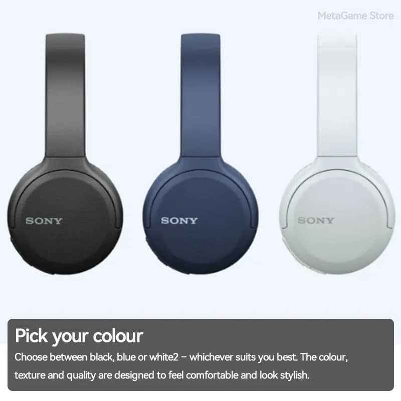 Sony Casque Bluetooth Original sans fil assistant vocal intégré, charge rapide, autonomie jusqu'à 35 heures WH-CH510 - Électronique - صورة 4