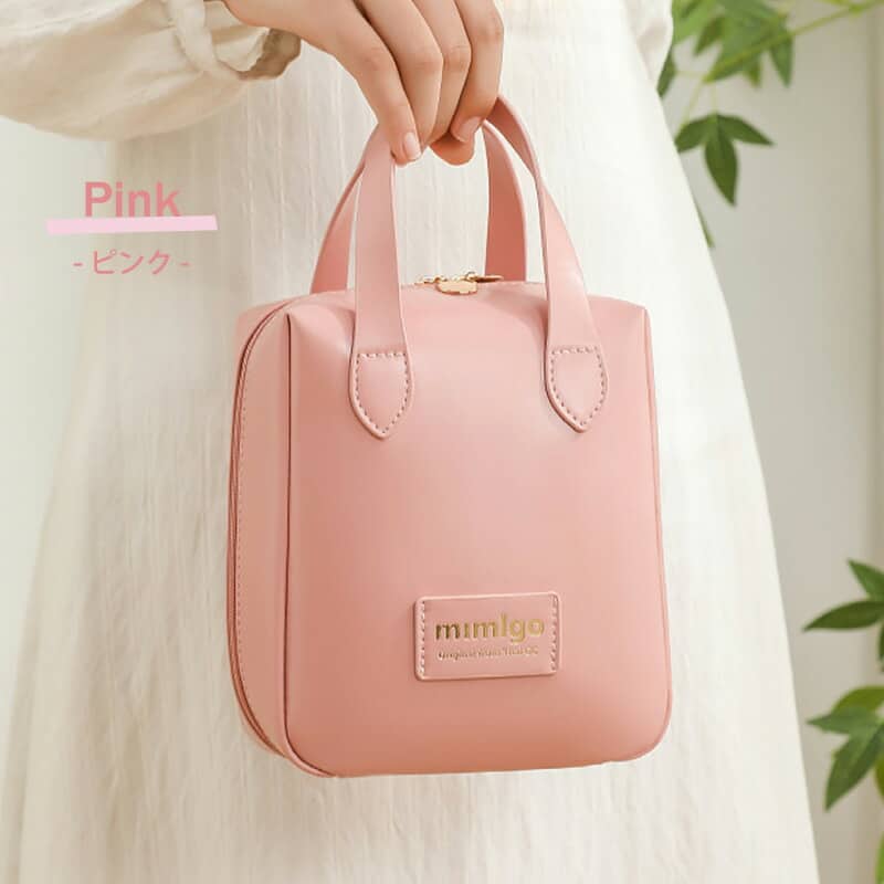 Pochette cosmétique ensimili cuir à double fermeture éclair - Soins et Beauté - صورة 4