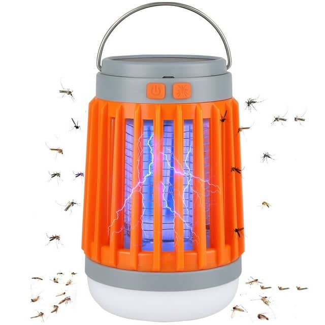 Lampe anti-moustique 3en1 fonctionne à l'énergie solaire et alimentée par batterie rechargeable - Camping et Randonnée - صورة 2