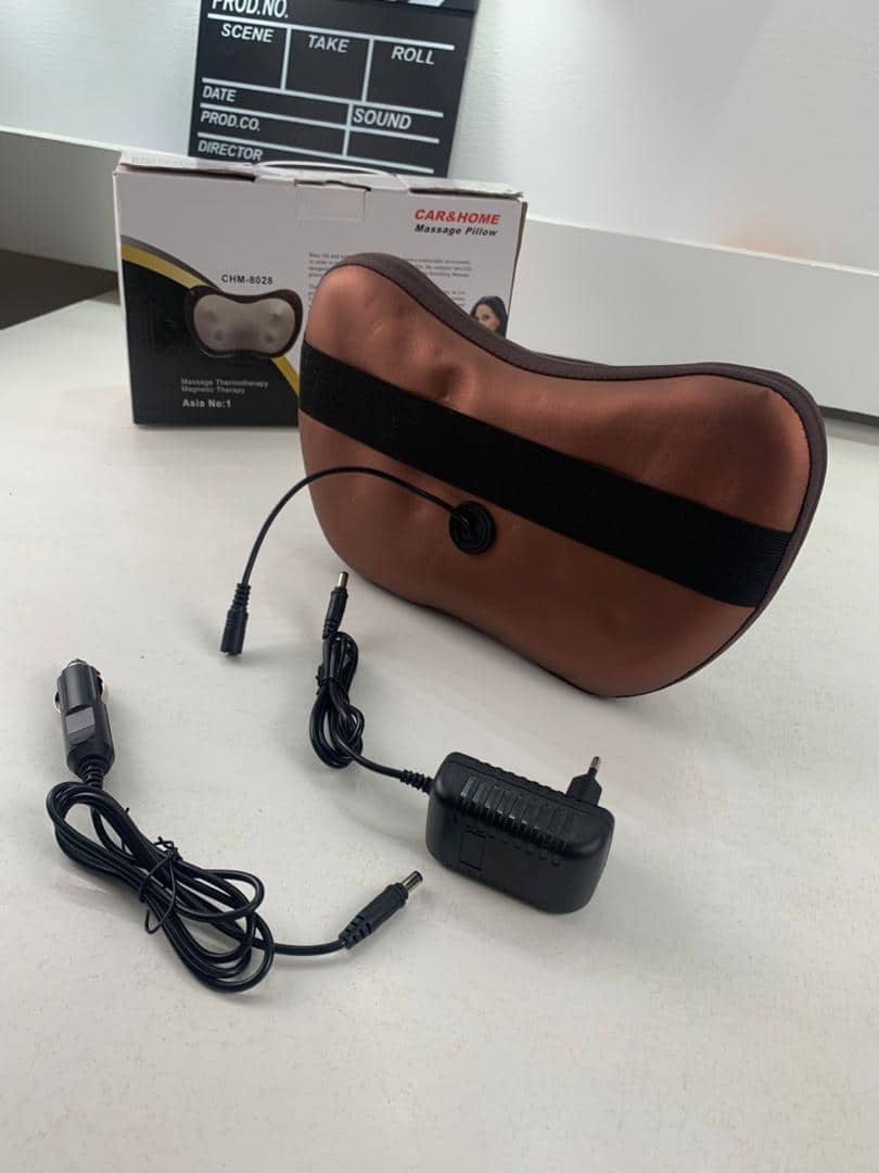 Oreiller Masseur chauffage IR, à partir du réseau 220 V et allume-cigare LuazON LMZ-046 - Électronique - صورة 8