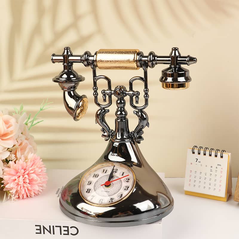 Réveil rétro modèle téléphone pour chronométreur créatif pour la décoration - Décoration - صورة 3
