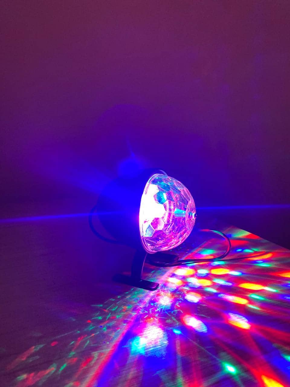 Boule magique rotative colorée RGB, lumière de scène - Décoration - صورة 7