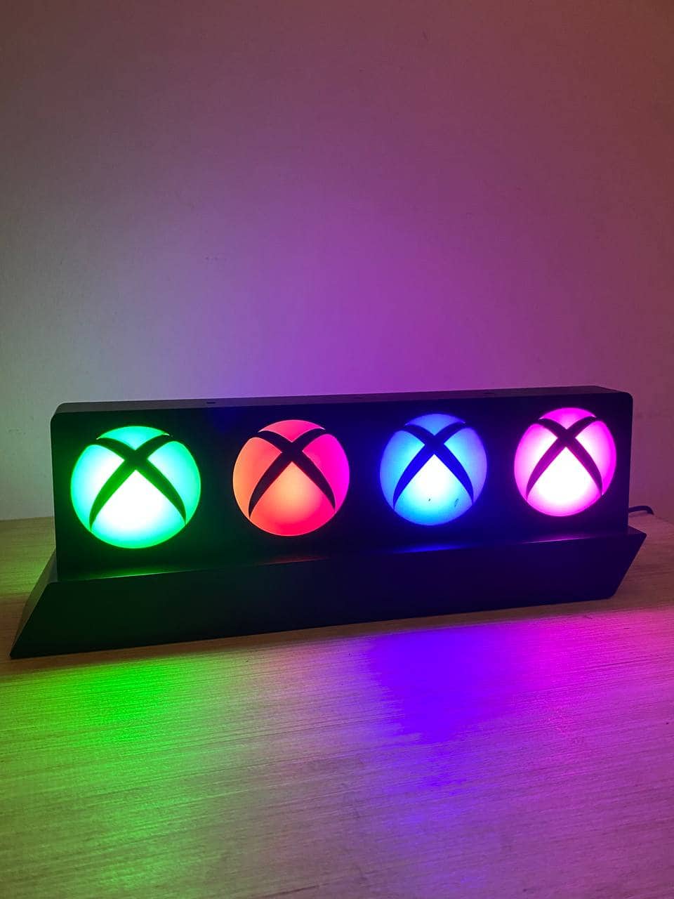 Lampe D’éclairage LED Xbox Icons Avec 3 Modes D’éclairage – Éclairage Couleur Interactif Avec Musique - Électronique - صورة 9