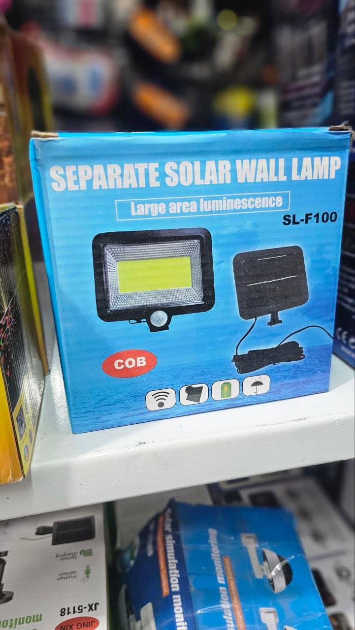 Lampe projecteur solaire LED et détecteur de mouvement 5W  IP44 - SL-F100 - Électronique - صورة 6