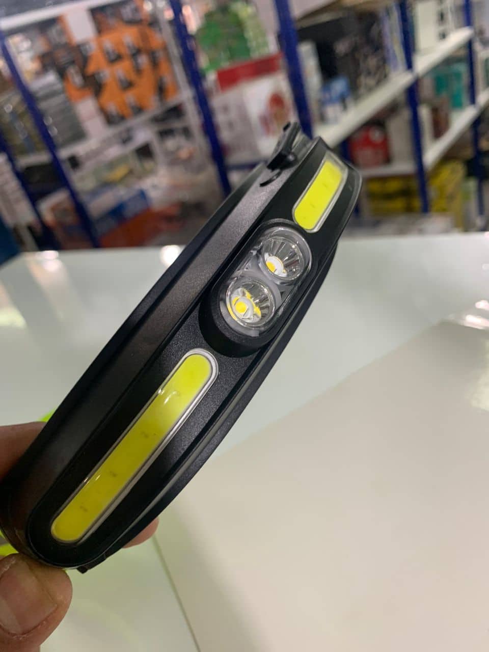 Lampe frontale transfrontalier  étanche lumière forte COB double source de lumière TYPE-C - Électronique - صورة 4
