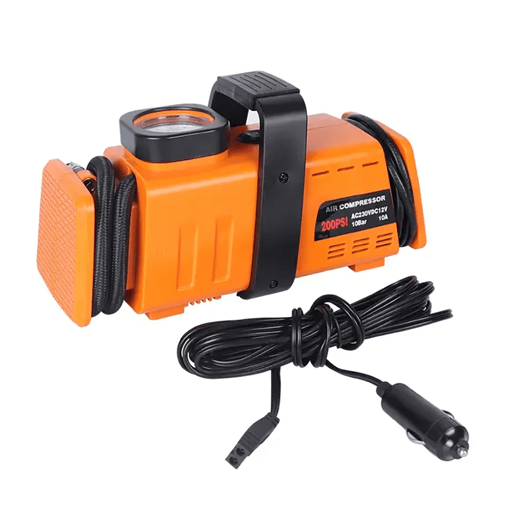 Compresseur d’aire a double adaptateur 220v/12v- 200psi - Orange - Électronique - صورة 3