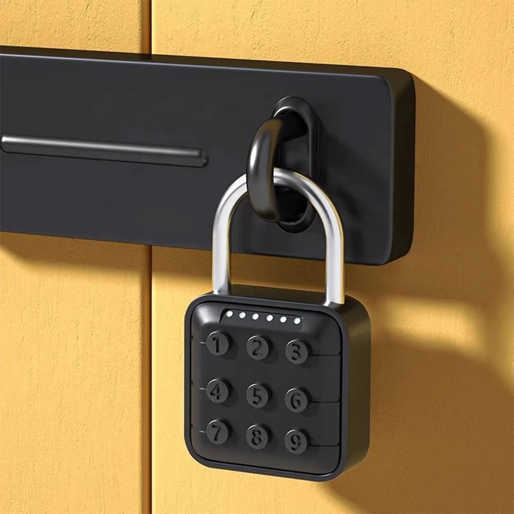 Cadenas à 9 Chiffres, Serrure En Métal Sans Clé - Outillage et Bricolage - صورة 5