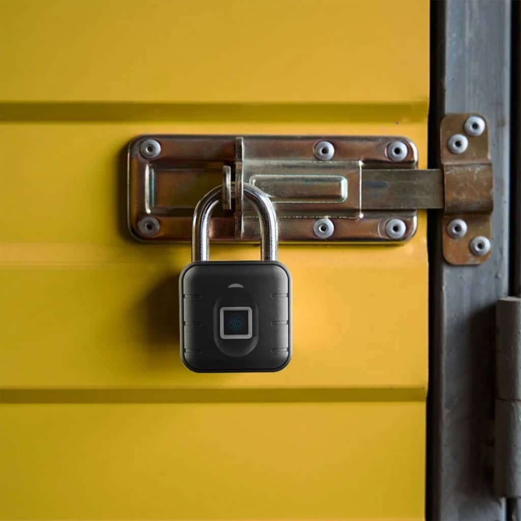 Cadenas à Empreintes Digitales étanche, Serrure Biométrique En Métal Sans Clé - Outillage et Bricolage - صورة 2