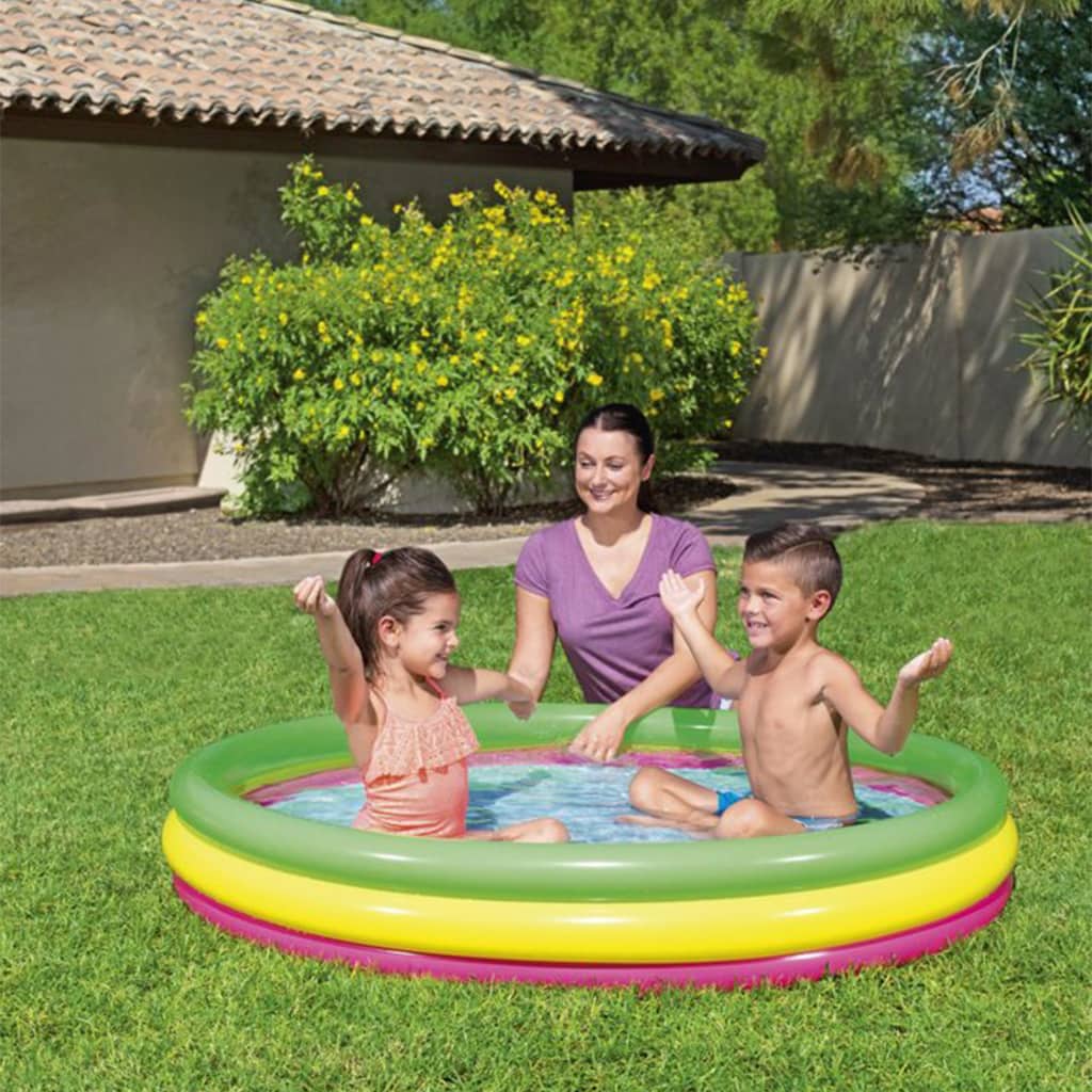Piscine Gonflable Arc-en-Ciel 152 cm x 30 cm Bestway #51103 - Divers - صورة 4