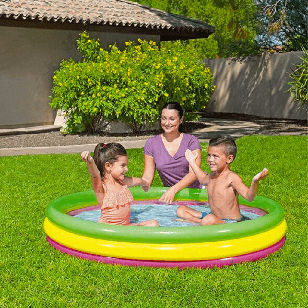 Piscine Gonflable Arc-en-Ciel 152 cm x 30 cm Bestway #51103 - Divers - صورة 9