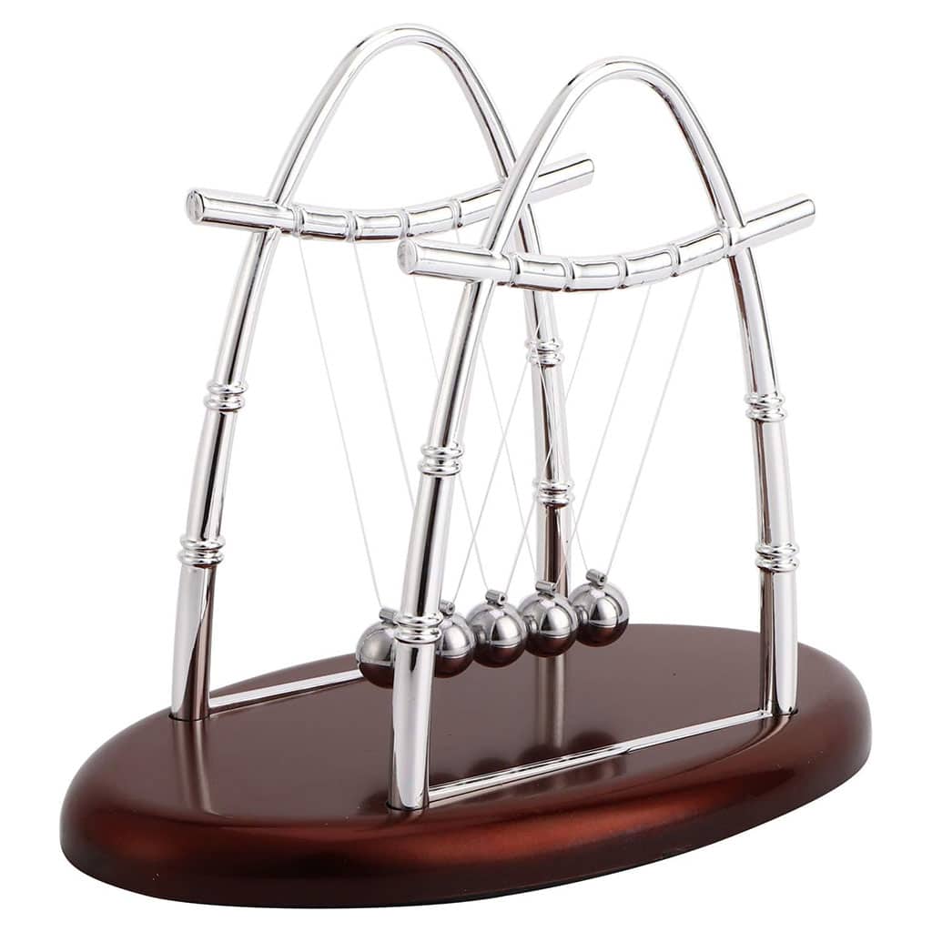 Pendule Newton Balls d'équilibre en acier classique - Décoration - صورة 6