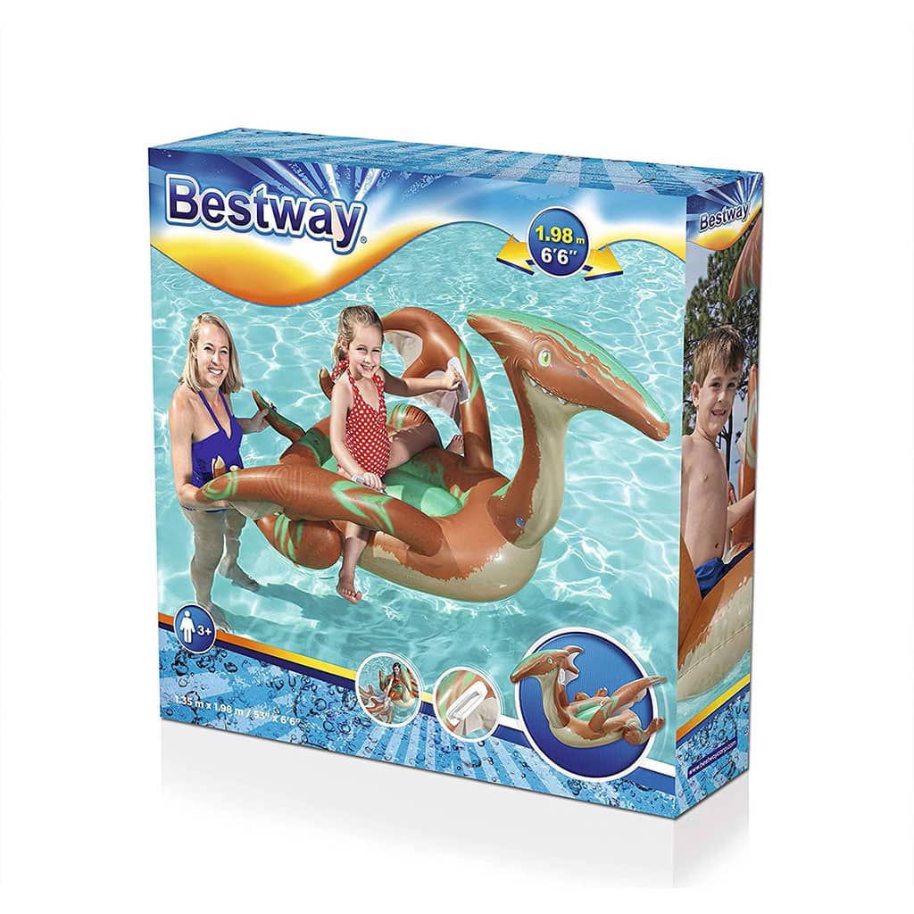 Bouée Gonflable Dinosaur Pour Enfants 135 x 198 cm Bestway #41105 - Divers - صورة 10