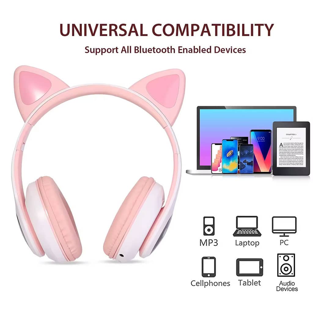 Casque Bluetooth Sans Fil Oreilles de Chat XY-231 - Électronique - صورة 5
