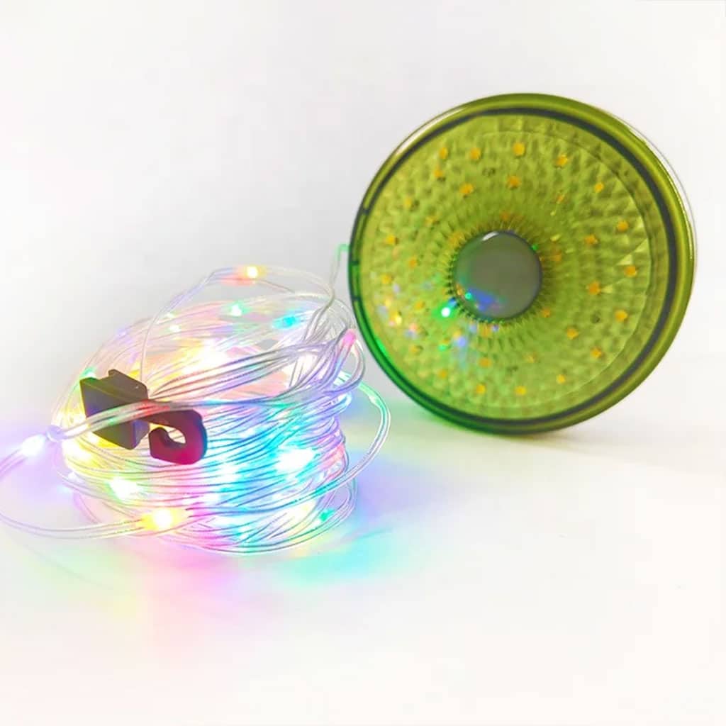 Lumière de camping LED multifonctionnelle, chargeur USB, chaîne d'atmosphère colorée - Camping et Randonnée - صورة 4