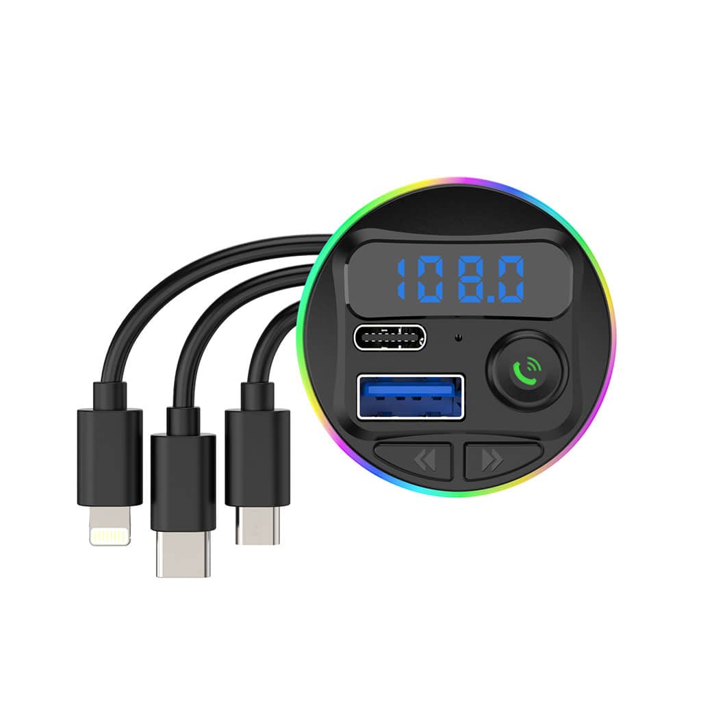 Transmetteur Bluetooth pour voiture, voiture Mp3 Player Radio Aux Adapter Lecteur de Musique - Accessoires Auto/Moto - صورة 4