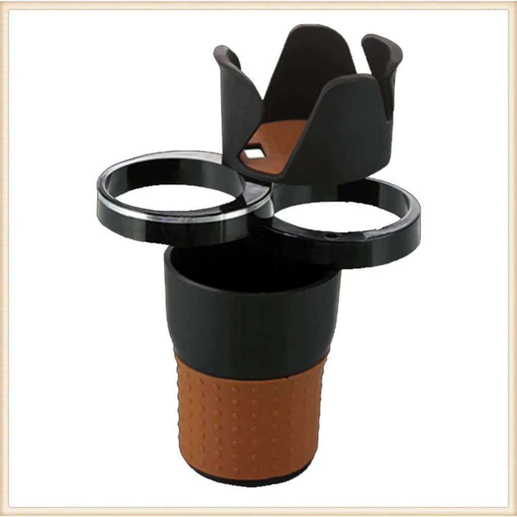 Porte-gobelet Multi intelligent réglable 5en1 pour voiture, rangement accessoires d’intérieur de voiture - Accessoires Auto/Moto - صورة 4