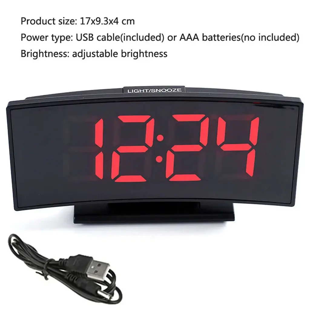 Horloge et réveil thermomètre de table électronique lumineux DS-3621L-2 - Électronique - صورة 3
