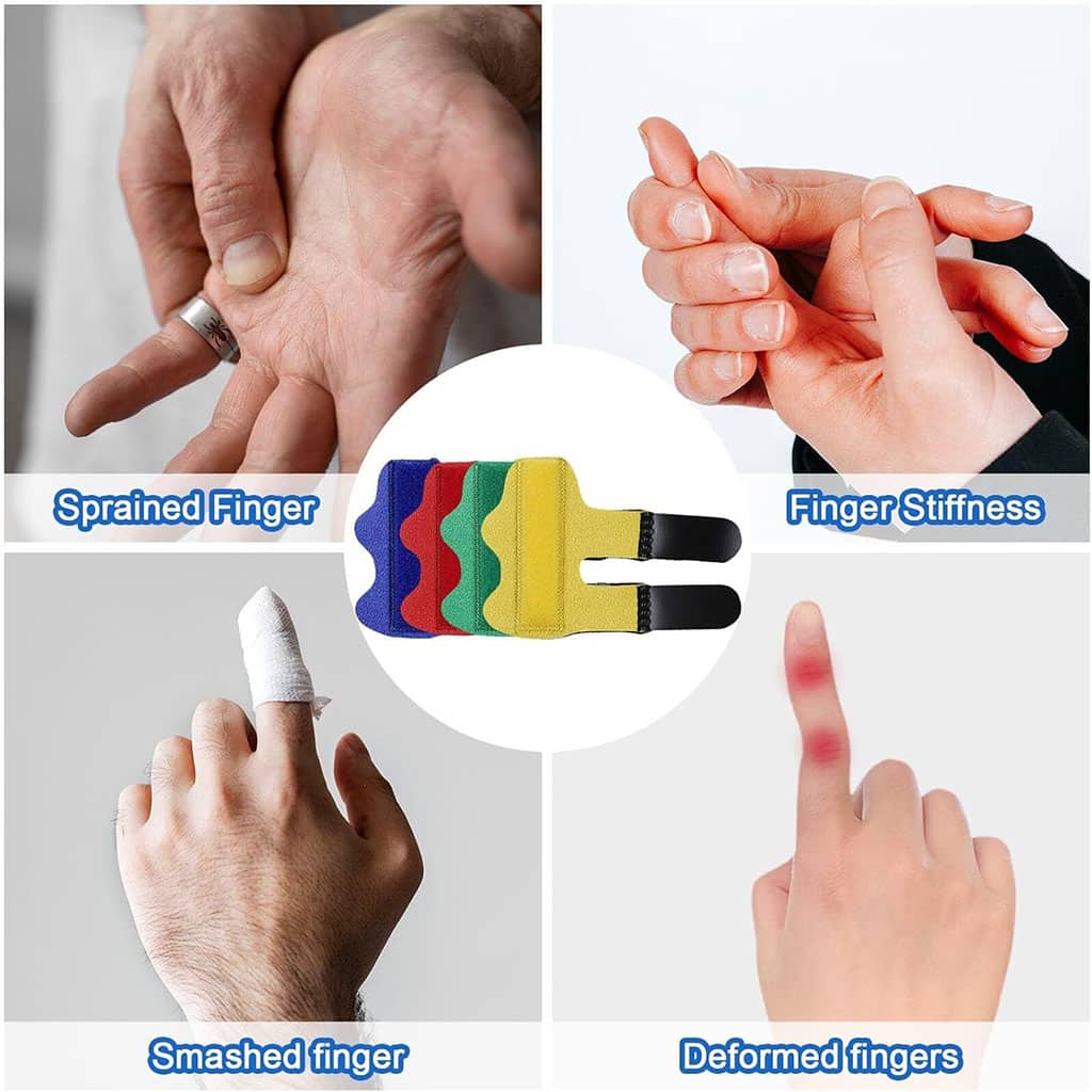 Attelle de doigt réglable avec barre en aluminium pour correction des doigts - Soins et Beauté - صورة 5