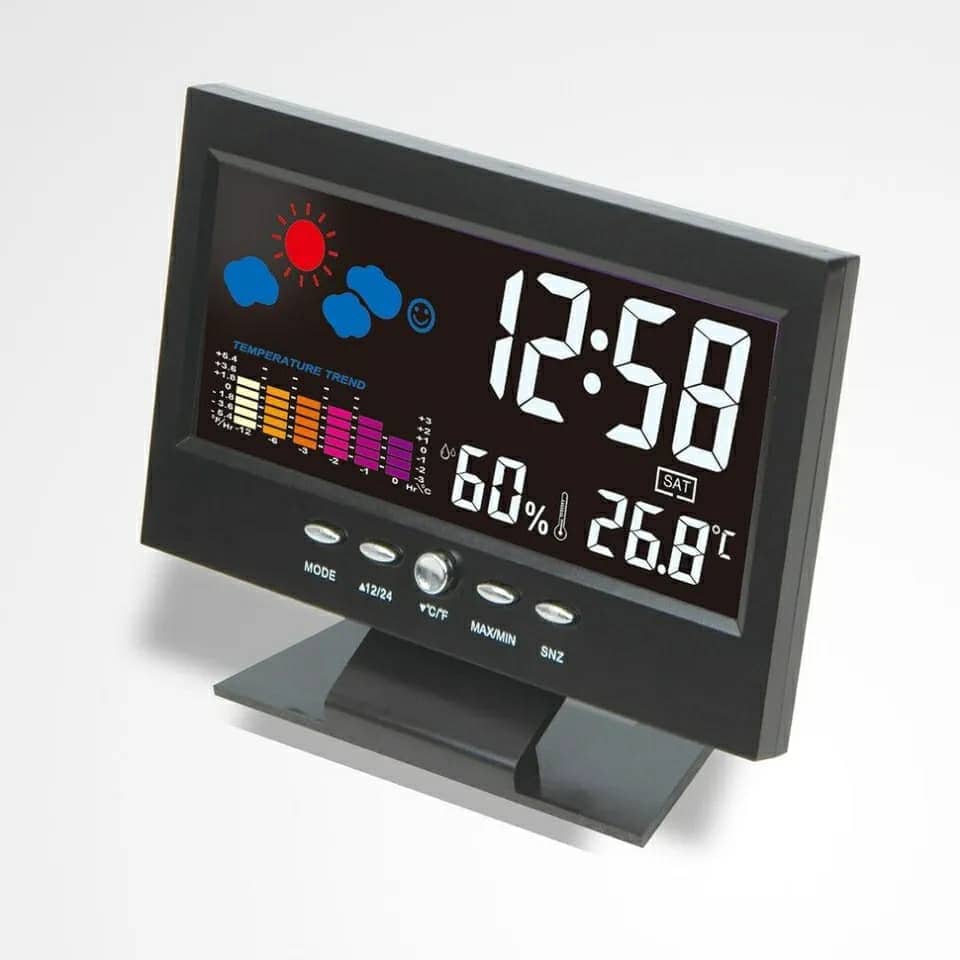 Station Météo intelligente multifonction affichage numérique - Électronique - صورة 3