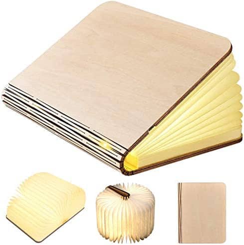 Livre lumineux LED pliable en bois 5 Modes d'éclairage rechargeable - Électronique - صورة 2