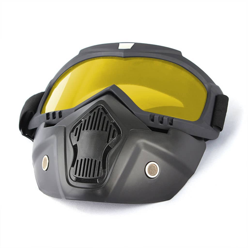 Casque Moto avec Lunettes Amovibles Coloré Anti-Bouée - Accessoires Auto/Moto - صورة 4