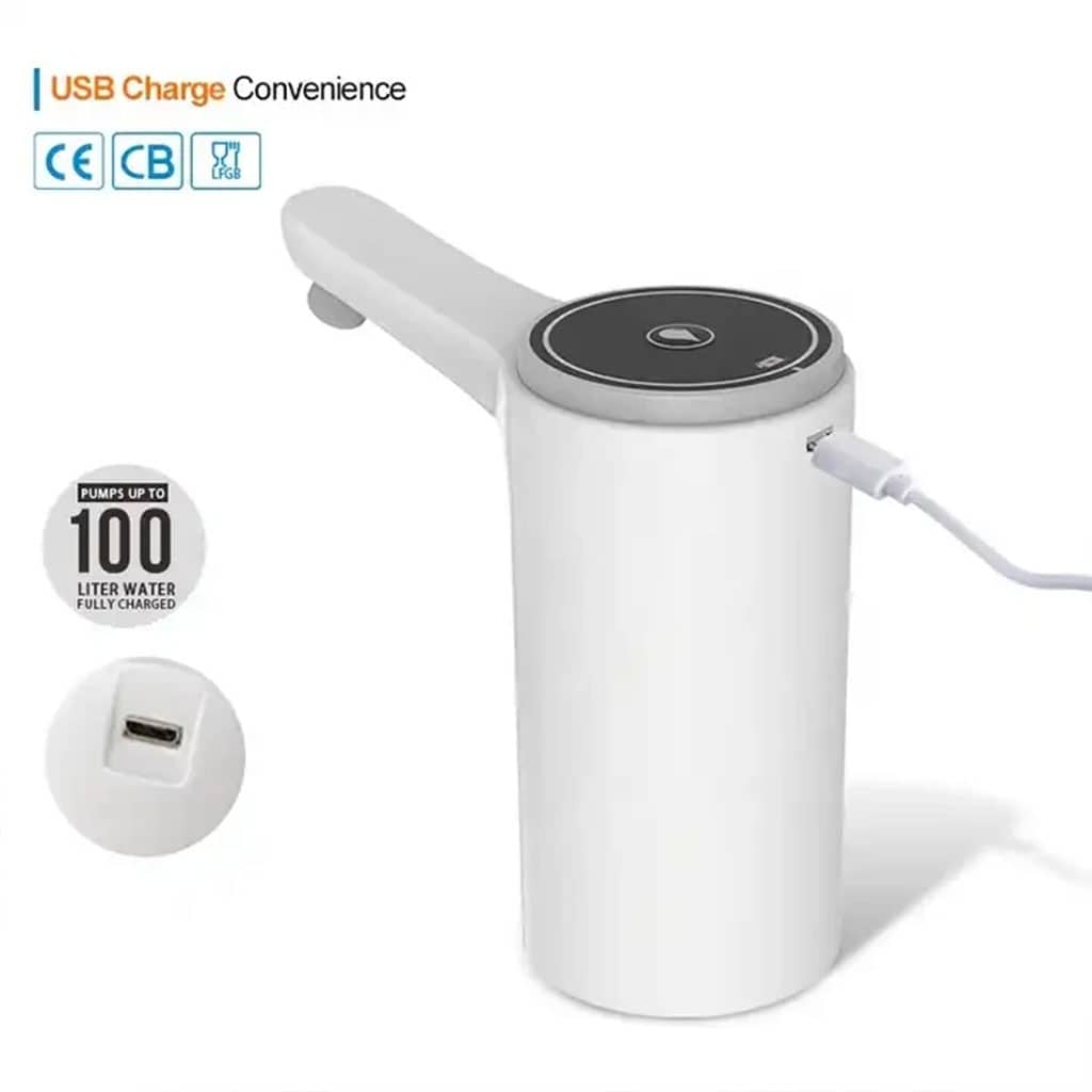 Distributeur de bouteilles d’eau Rechargeable USB Distributeur Automatique - Électronique - صورة 4