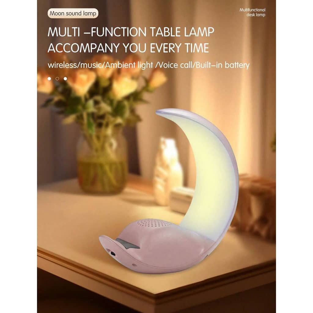 Haut-parleur tactile lampe lunaire ,moon touch speaker - Électronique - صورة 4