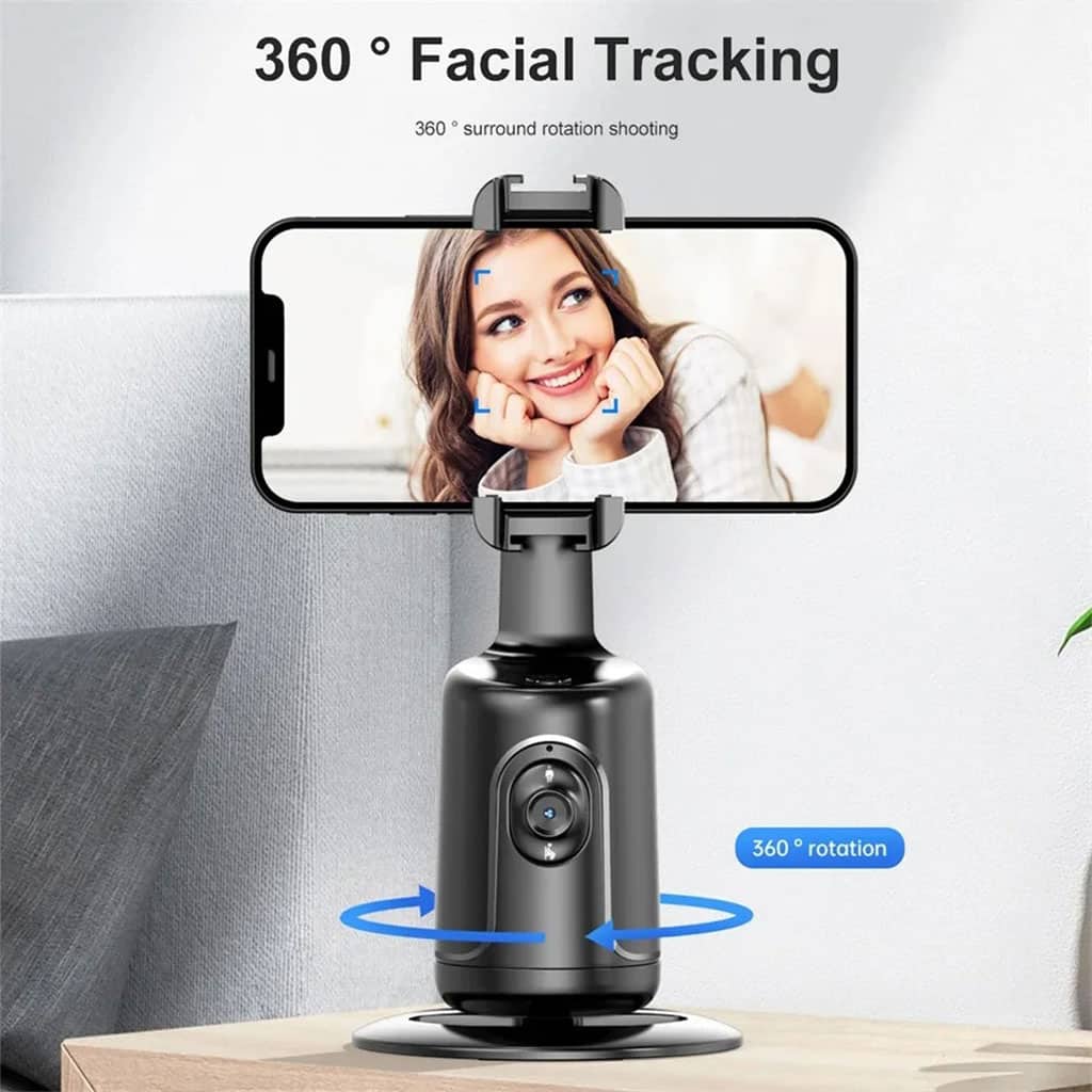 Stabilisateur de Bureau Intelligent 360° avec Suivi Automatique du Visage Pour Vlogging - Électronique - صورة 2