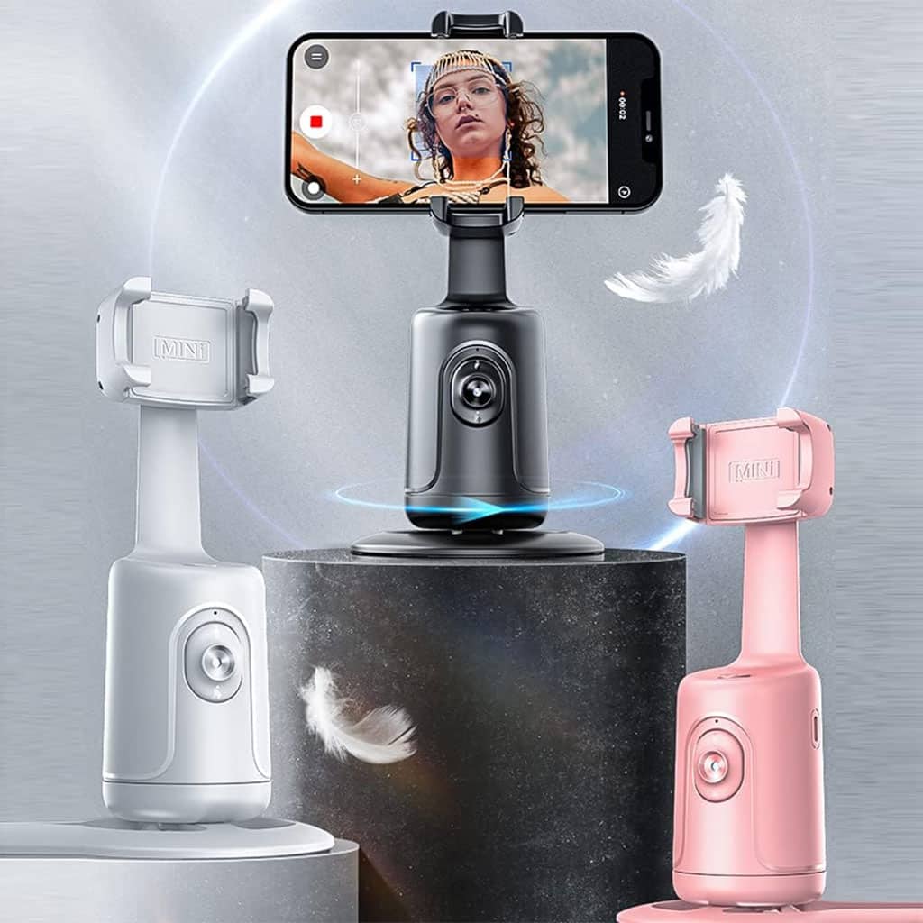 Stabilisateur de Bureau Intelligent 360° avec Suivi Automatique du Visage Pour Vlogging - Électronique - صورة 5