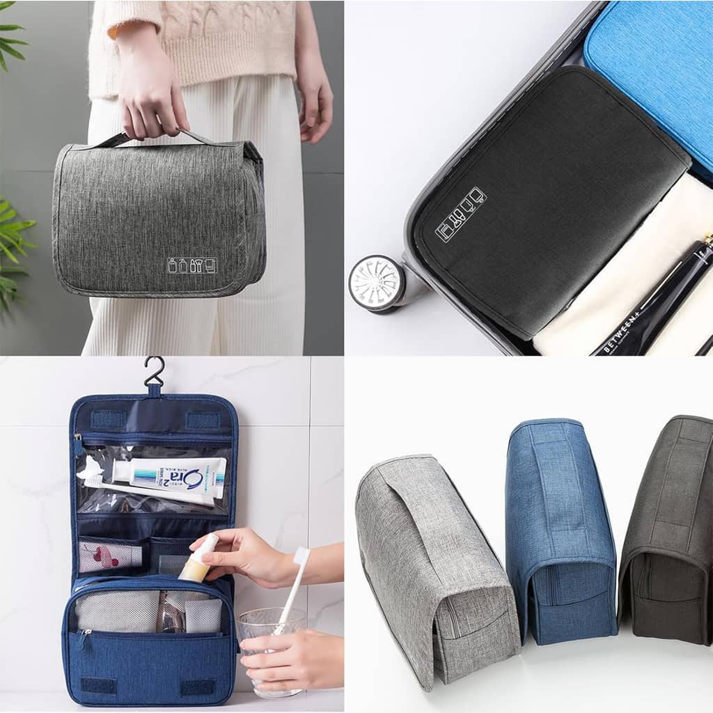 Trousse de Toilette de Voyage à Suspendre, Imperméable et Légère, Grande Capacité - Soins et Beauté - صورة 7