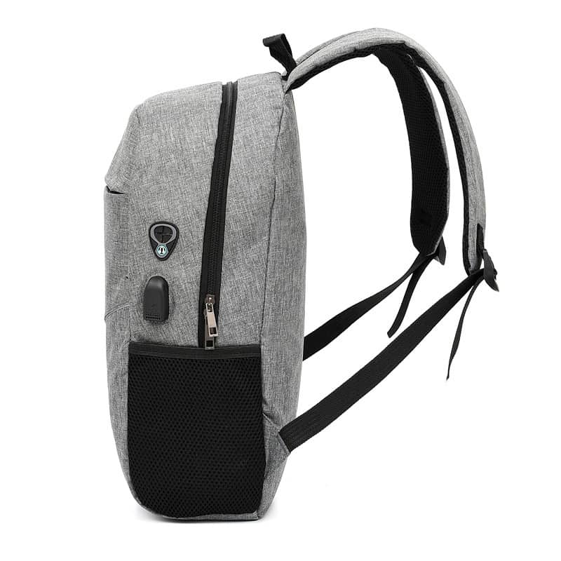 3 PCS Sac à dos multifonctionnel Avec Sortie USB ET Sortie kit-man - Gris - Sac à dos et Mode - صورة 3
