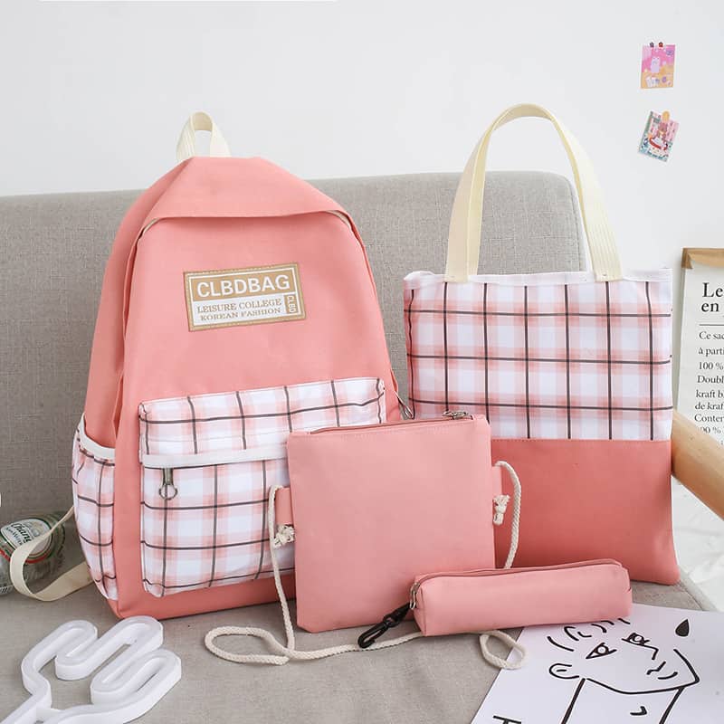 Ensemble scolaire CLBD Bag 4 en 1 sac à dos, sac, trousse , trousse à crayons - Rose - Sac à dos et Mode - صورة 2