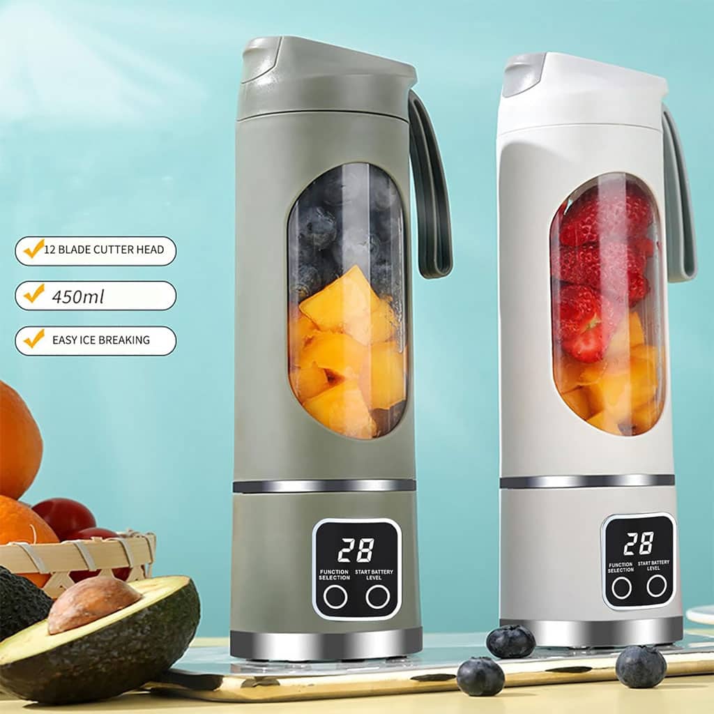 Blender à jus portables rechargeable, tasses de presse-agrumes multifonctionnelles - Électronique - صورة 3