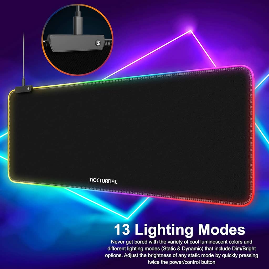Tapis de souris de jeu RGB Transformez votre expérience de jeu - Électronique - صورة 4