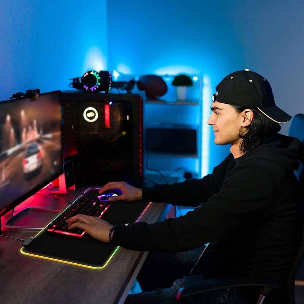 Tapis de souris de jeu RGB Transformez votre expérience de jeu - Électronique - صورة 5