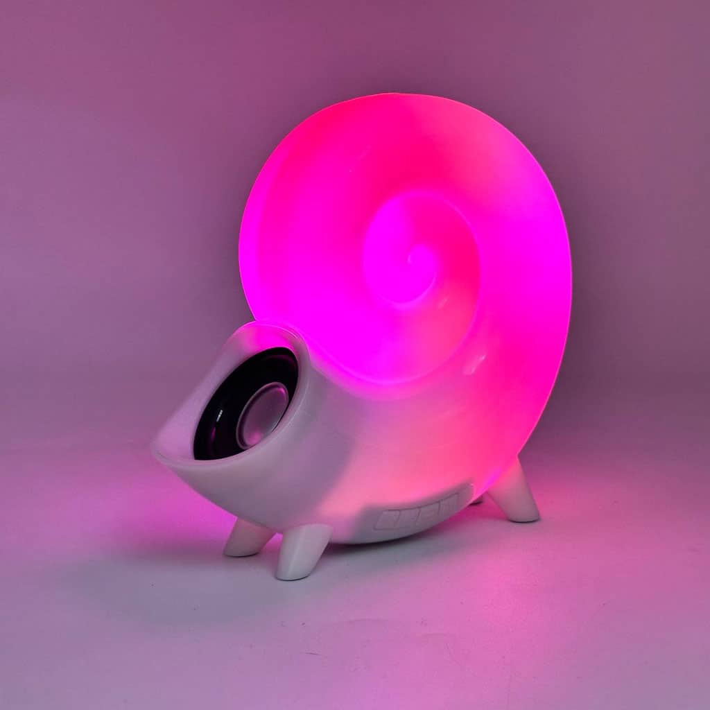 Haut-parleur en forme de Conque Coloré mignon avec lumières RGB - Électronique - صورة 2