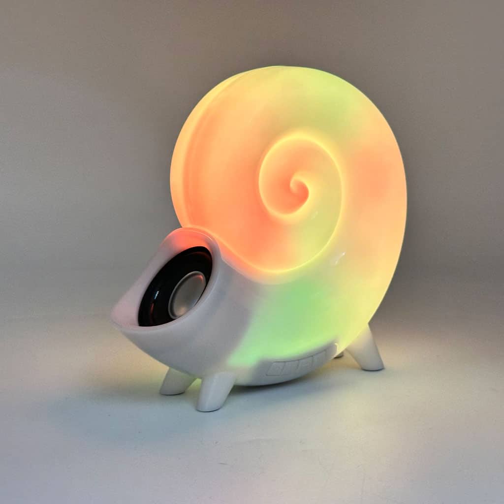 Haut-parleur en forme de Conque Coloré mignon avec lumières RGB - Électronique - صورة 3