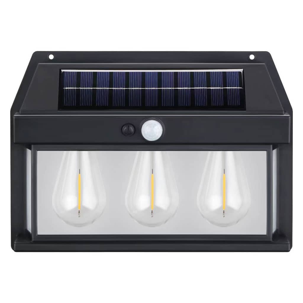 Triple Lanterne Vintage Bougie, nouvelle lampe murale à induction solaire - Électronique - صورة 2